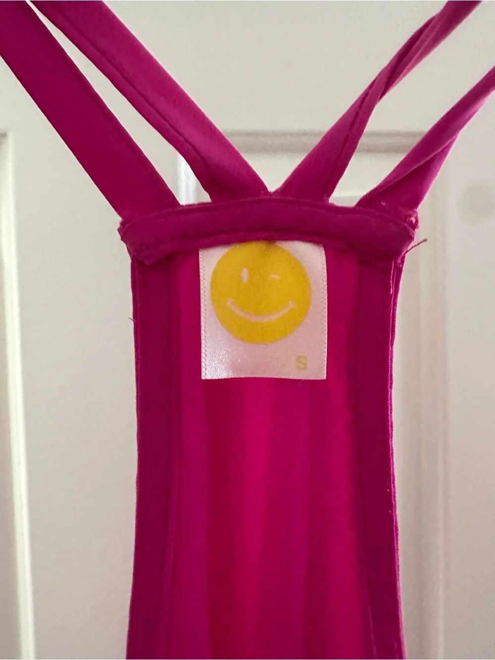 Bright Magenta Strappy Romper